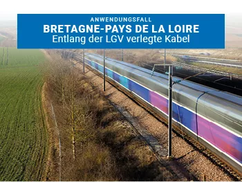 Des câbles ACOME le long de la Ligne à Grande Vitesse Bretagne-Pays de la Loire