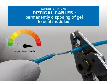 Waterproof gel in optical cables: Both useful and impractical at the same time